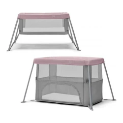 Manej-pătuț 2 în 1 KinderKraft Movi Pink cumpăra în Chișinau. Foto 3