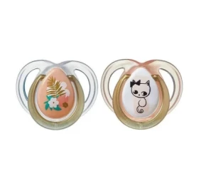 Suzeta ortodontica din silicon Tommee Tippee Portocaliu (0-6 luni), 2 buc. cumpăra în Chișinau