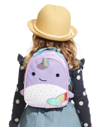 Детский рюкзак с ремешком безопасности Skip Hop Zoo Whale, 19x8x23 см купить в Кишиневе. Фото 5