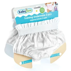 Многоразовые подгузники BabyJem Training Белый 2 (12-14 кг), 2 шт. купить в Кишиневе. Фото 1