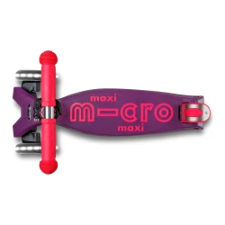 Trotinetă pliabilă Micro Maxi Deluxe Foldable Neon LED Ultra Pink cumpăra în Chișinau. Foto 5