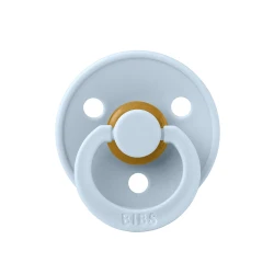 Пустышка круглая из латекса Bibs Colour White & Baby Blue (0-6 мес.), 2 шт. купить в Кишиневе. Фото 3
