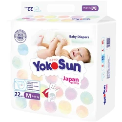 Scutece YokoSun Comfort M (5-10 kg), 22 buc. cumpăra în Chișinau. Foto 1