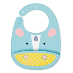 Bavetă din silicon Skip Hop Fold & Go Zoo Unicorn cumpăra în Chișinau