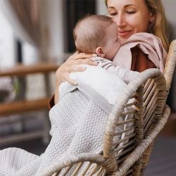 Păturică BabyOno Cotton & Fleecing Lining Grey, 75×100 cm cumpăra în Chișinau. Foto 7