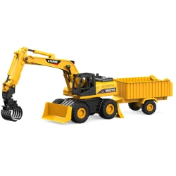 Utilaj special Wenyi Excavator cu remorcă 3 în 1 (lumini/sunete), scara 1:14 cumpăra în Chișinau. Foto 4