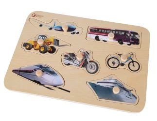 Jucărie educativă Classic World Vehicles Puzzle cumpăra în Chișinau. Foto 1