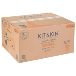 Подгузники-трусики Kit&Kin Hipoalergenice Eco XXL BOX №5 (12-17 кг), 120 шт. купить в Кишиневе. Фото 2