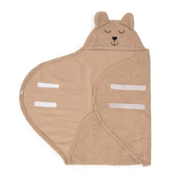 Pătură pentru înfășat Jollein Bear Boucle Biscuit, 100x105 cm cumpăra în Chișinau