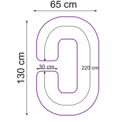 Наволочка подушки для беременных C PernaMea Stele Gri купить в Кишиневе. Фото 4