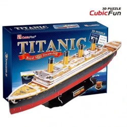 Puzzle 3D Cubic Fun Titanic, 113 elemente cumpăra în Chișinau. Foto 2