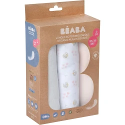 Пелёнки из муслина Beaba Swan Pink (70x70 см), 3 шт купить в Кишиневе. Фото 1