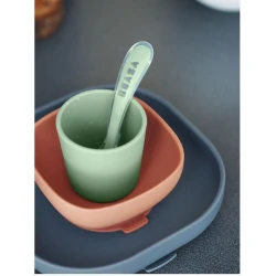 Набор столовый силиконовый Beaba 4 шт Mineral купить в Кишиневе. Фото 4