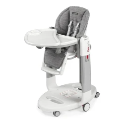 Стул для кормления с функцией качания Peg Perego Tatamia Follow Me Wonder Grey купить в Кишиневе. Фото 10