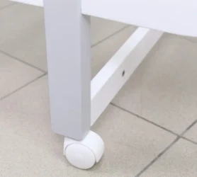 Set Pătuț Kuzya Miya White Grey + Comoda-măsuță de înfășat HappyBaby Pro 800 MDF White cumpăra în Chișinau. Foto 13