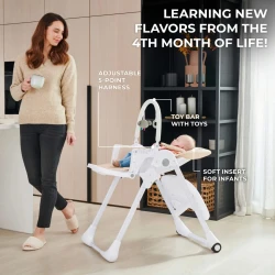 Scaun pentru hranire 2 in 1 KinderKraft Tummie Green cumpăra în Chișinau. Foto 13