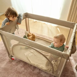 Кроватка манеж Lionelo Laura Beige Sand купить в Кишиневе. Фото 8