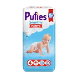 Scutece-chiloței Pufies Sensitive 4 (9-15 kg), 46 buc. cumpăra în Chișinau. Foto 1