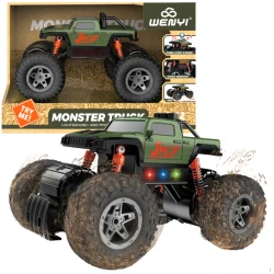 Monster Truck Wenyi с инерционным механизмом (свет/звук), масштаб 1:12 купить в Кишиневе. Фото 1