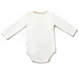 Боди с длинным рукавом BabyCosy Ecru & Ivory, 2 шт. (3-6М) купить в Кишиневе. Фото 4