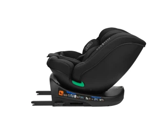 Scaun auto 40-150 cm (i-Size) Isofix KikkaBoo i-Round Black, rotativ 360 cumpăra în Chișinau. Foto 8