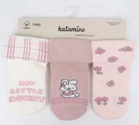 Ciorapei Katamino Bunny, 3 buc. (18-24L) cumpăra în Chișinau. Foto 1