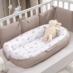 Кокон для новорожденных Perina Soft Cotton Песочный купить в Кишиневе. Фото 7