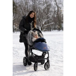 Зимний чехол для коляски Caretero Aspen Black, 95x45 см купить в Кишиневе. Фото 9