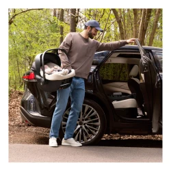 Scoică auto KinderKraft I-LITE, 40-87 cm (i-Size), bej cumpăra în Chișinau. Foto 4