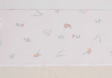 Cearsaf pentru pat Jollein Lovely Birds, 120x150 cm cumpăra în Chișinau. Foto 2