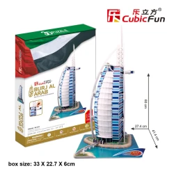 3D-пазл Cubic Fun Бурдж-эль-Араб, 101 элемент купить в Кишиневе. Фото 3