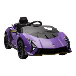Mașinuță electrică Kids Car Lamborghini Autentica, 12V, 4 motoare, violet cumpăra în Chișinau. Foto 3