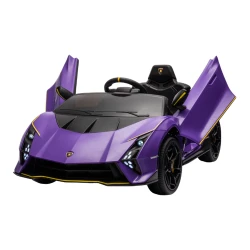 Mașinuță electrică Kids Car Lamborghini Autentica, 12V, 4 motoare, violet cumpăra în Chișinau. Foto 2