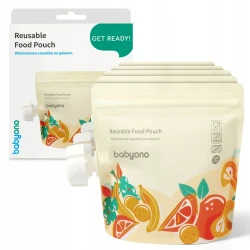 Pouch reutilizabile BabyOno, 5x150 ml cumpăra în Chișinau. Foto 2