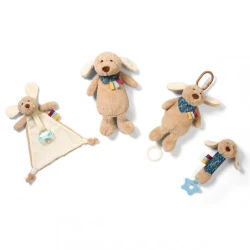 Jucăria cu pandativ pentru suzetă Babyono Dog Willy Beige cumpăra în Chișinau. Foto 4