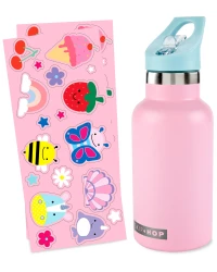 Sticluță cu pai Skip Hop cu autocolante G Pink (4 ani+), 380 ml cumpăra în Chișinau. Foto 2