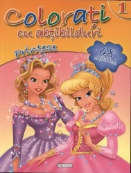 Carte Prințese. Colorați cu abțibilduri cumpăra în Chișinau. Foto 1