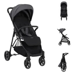 Прогулочная коляска Kikkaboo Alexa Dark Grey купить в Кишиневе. Фото 3