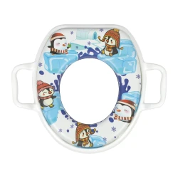 Детская накладка на унитаз Sevi мягкое Penguin Pattern, 18 мес+ купить в Кишиневе. Фото 1