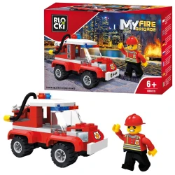 Set construcție Blocki MyFireBrigade Mașina de Pompieri, 84 elemente cumpăra în Chișinau. Foto 3