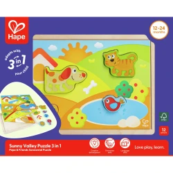 Развивающая игрушка Hape 3 в 1 Солнечная долина купить в Кишиневе. Фото 1