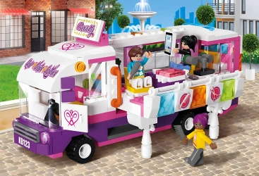 Конструктор Blocki MyGirls Mobile Beauty Salon, Салон красоты, 375 элементов купить в Кишиневе. Фото 3