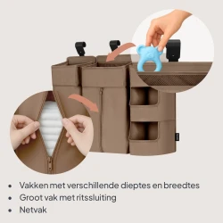 Organizator scutece Lionelo Sidepocket Large Beige cumpăra în Chișinau. Foto 6