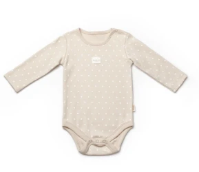 Боди с длинным рукавом BabyCosy Ecru & Ivory, 2 шт. (6-9М) купить в Кишиневе. Фото 5
