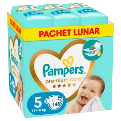 Scutece Pampers Premium Care XXL BOX №5 (11-16 kg), 148 buc. cumpăra în Chișinau. Foto 1