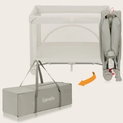 Кроватка манеж Lionelo Laura Beige Sand купить в Кишиневе. Фото 14