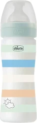 Пластиковая бутылочка Chicco Boy с силиконовой соской среднего потока, 250 мл купить в Кишиневе. Фото 3