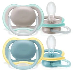 Ортодонтические силиконовые соски Philips Avent Ultra Air (18+ м), 2 шт. купить в Кишиневе. Фото 2