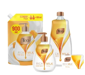Жидкое мыло Teo Rich Milk Honey, 400 мл купить в Кишиневе. Фото 3