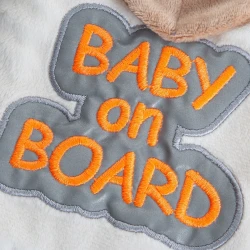 Jucărie de pluș BabyJem Baby on Board Brown, 18 cm cumpăra în Chișinau. Foto 3